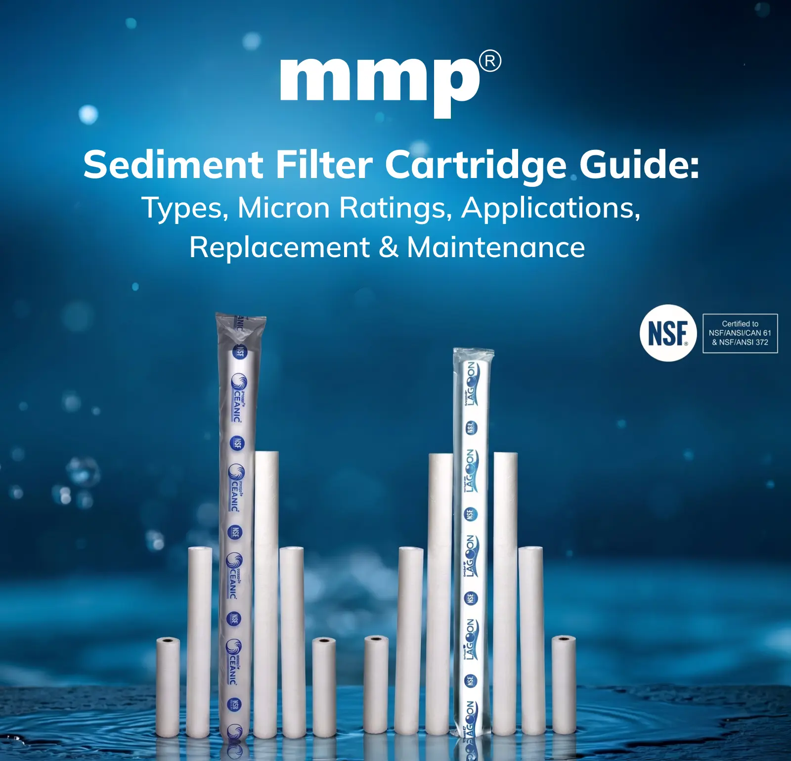 Sediment Filter Cartridge Guide: Types, Micron Ratings, Applications, Replacement & Maintenance