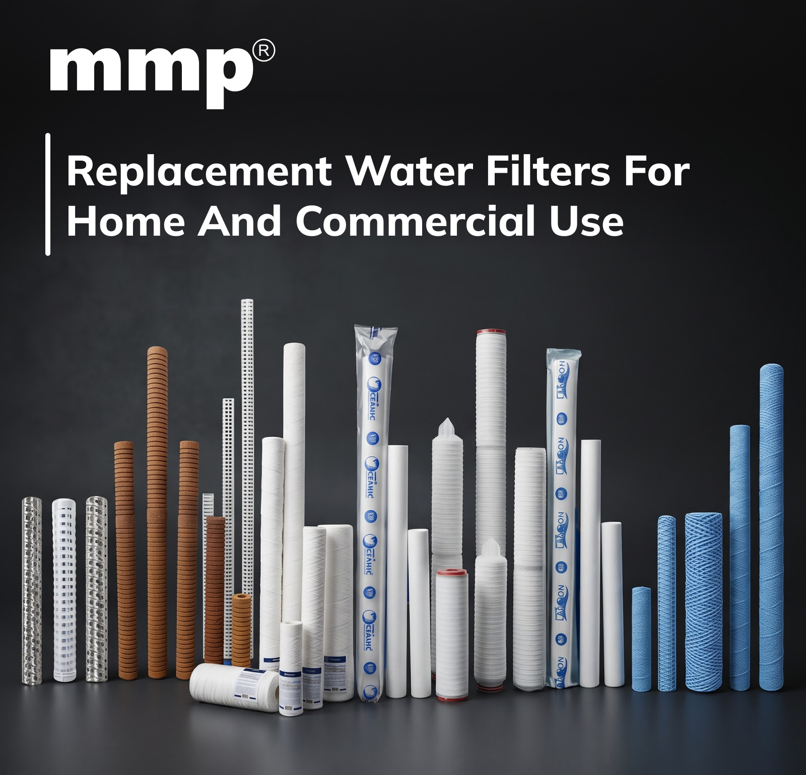 Replacement Water Filters for Home and Commercial Use